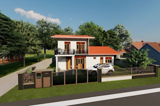 design 2d autocad floor plans, architectural drawings, and 3d rendering