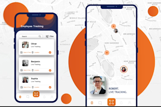 build gps location tracking mobile app for android and ios