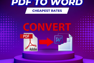 convert pdf to word, scanned image to word or google docs