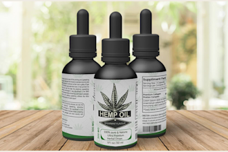 dropper  bottle labels and product box design  within 24hrs