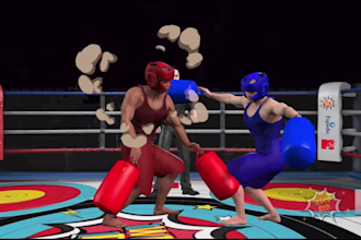 create  3d character animation and explainer cartoon video