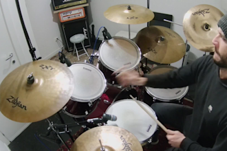 write and record drum parts for your rock punk metal song