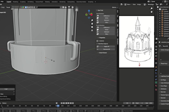 create 3d game assets like buildings an vehicles