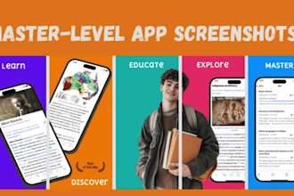 do master level app screenshots ui ux figma app store play store