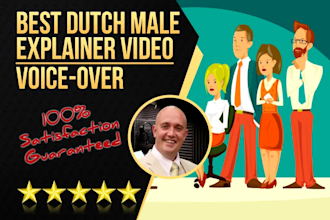 voice over your explainer video in native dutch, nederlands