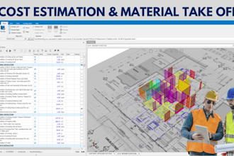 do building estimation and material take off on all trades