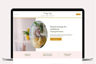 build squarespace website, design, redesign or migrate squarespace landing page
