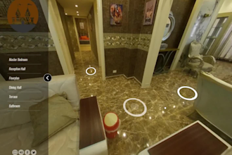 create 360 virtual tour and skin using 3dvista