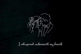 create a premium hand drawn lyric music video with stunning 2d animation