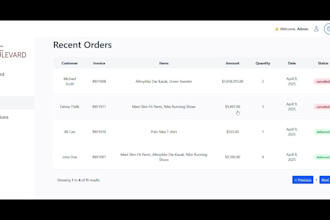 build a professional admin panel