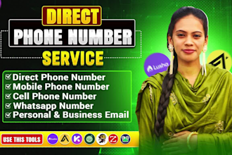 find direct phone number personal email mobile phone number