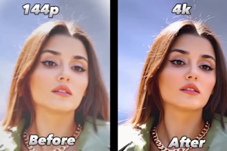 upscale, improve and enhance your low quality videos