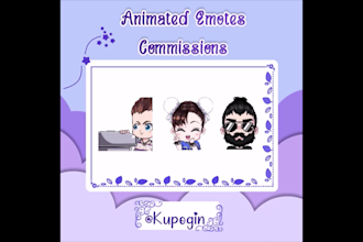 do an animated emote for twitch or discord