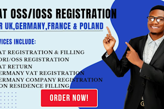 vat registration and vat filing in UK, france, poland, germany, uae, netherlands