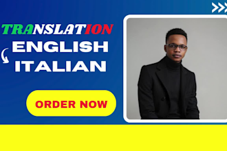 professionally translate english to italian