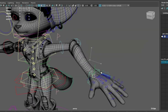 be 3d modeler,rig3d avatar, 3d facial rig,lips sync ,blendshape,arkit rig,rokoko