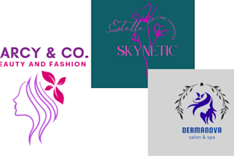 create a luxury skincare, cosmetic, and beauty brand logo