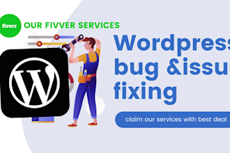 fix wordpress errors, issues, bugs and customization