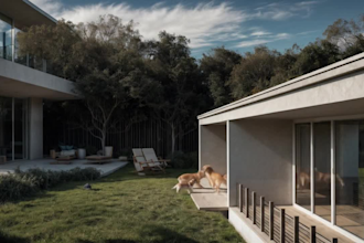 exterior rendering 3d realistic