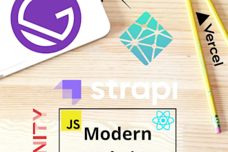 develop react, nextjs, gatsby website using sanity, strapi, contentful cms