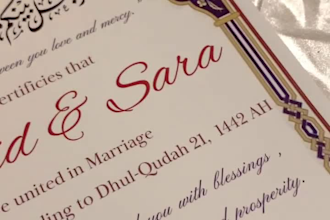 create customised creative nikah naama  nikah, contract nikah, certificate design