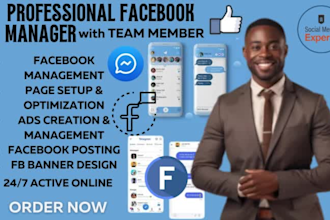 be yours social media manager, content designer flyer post ads design fb ads