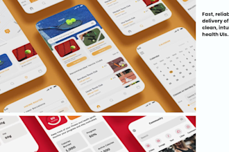design a fitness tracker and health monitoring app UI UX