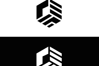 do corporate logo with minimal and flat designs