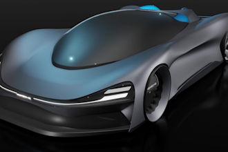 car design 3d model blender