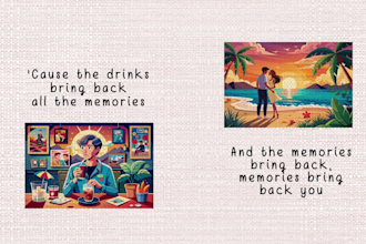 create animated hand drawn lyric video