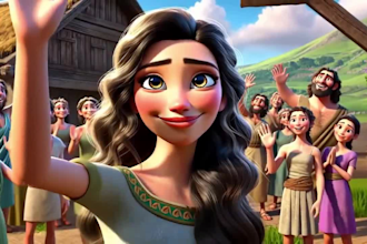 turn bible story, verses into stunning 3d ai bible story video