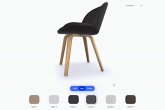 do 2d 3d product configurator ar vr preview playcavan using zakeke kickflip