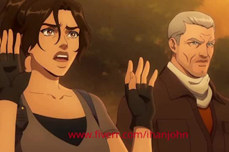 2d animated music video, 2d cartoon animation, 2d short film, 2d fighting anime