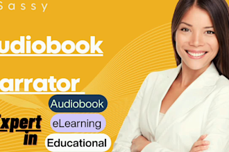 narrate your audiobook with an british female voiceover