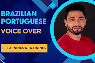 narrate your e learning or training in brazilian portuguese