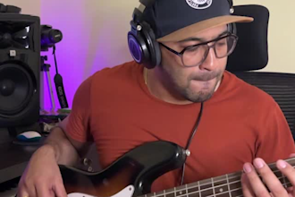 play bass guitar on your song