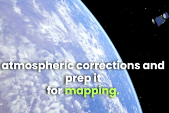 create pixelated satellite images for remote sensing
