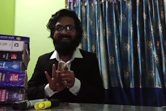 be your bengali or english video presenter