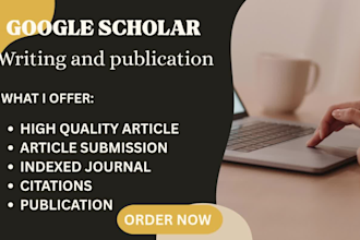 write and publish your research article on google scholar indexed journals