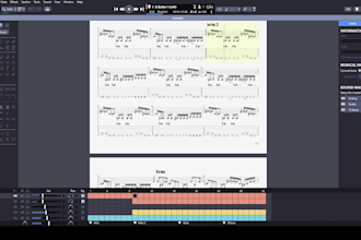 compose your metal, rock, pop, song in guitar pro