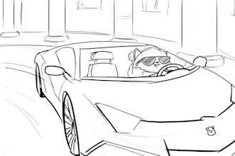 do 2d line art animation,frame by frame, 2d traditional animation, pencil sketch