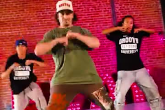 create a tiktok dance video featuring choreography with my group