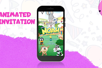 create personalized digital invitations