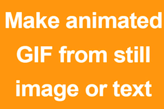 convert images or videos into animated gifs