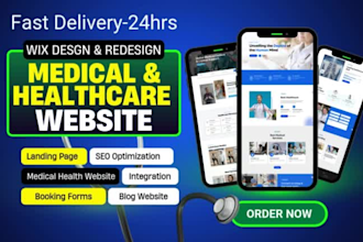 wix website redesign wix website design for medical doctors healthcare website