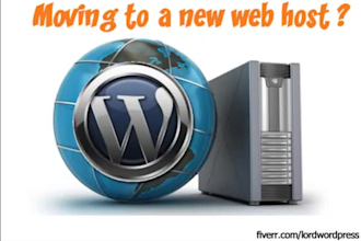 move your wordpress website to your web host