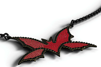 design detailed 3d models of pendant, necklace, bracelet , earring, and belt