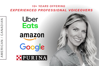 record a deep, textured and professional female voiceover