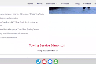 design towing, courier, logistics, trucking, transportation website on wordpress