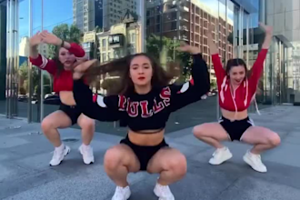 do tiktok dance, group dance, afrobeat, shuffle dance, twerk dance to songs